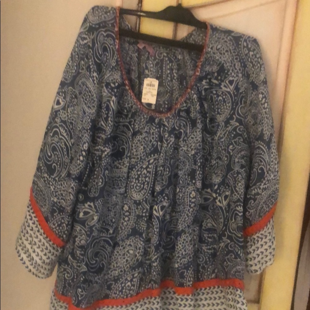 Calypso summer linen tunic- with ticket